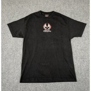 Vintage 2003 Orange County Choppers OCC T Shirt Large Black Y2K Spade Dice Wings